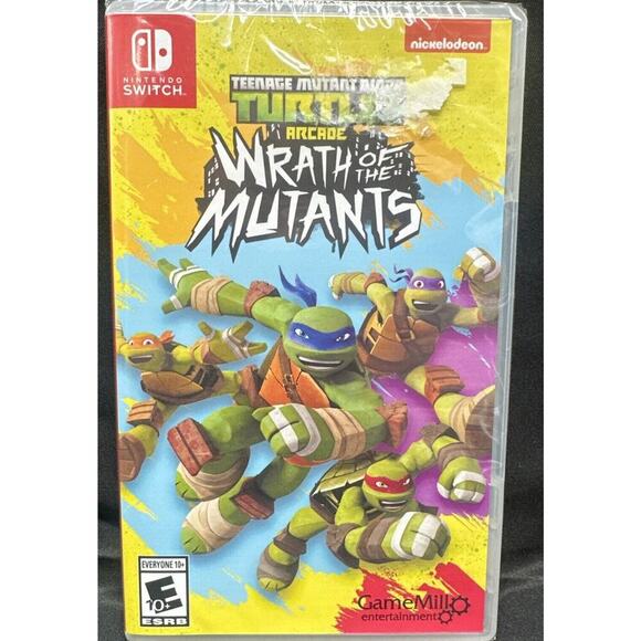 Nintendo Other - Teenage Mutant Ninja Turtles Arcade Wrath of the Mutants Nintendo Switch New